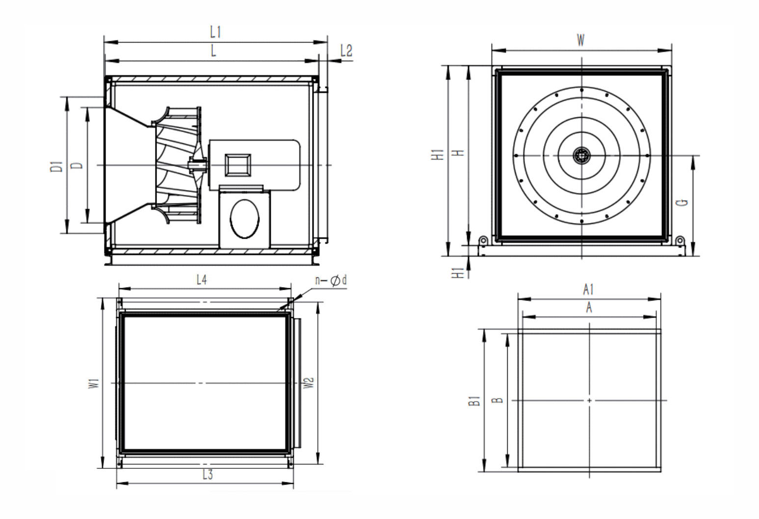 塑料高壓風(fēng)機(jī)安裝圖